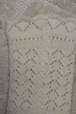 Pointelle Knit Slouch Socks Ecru